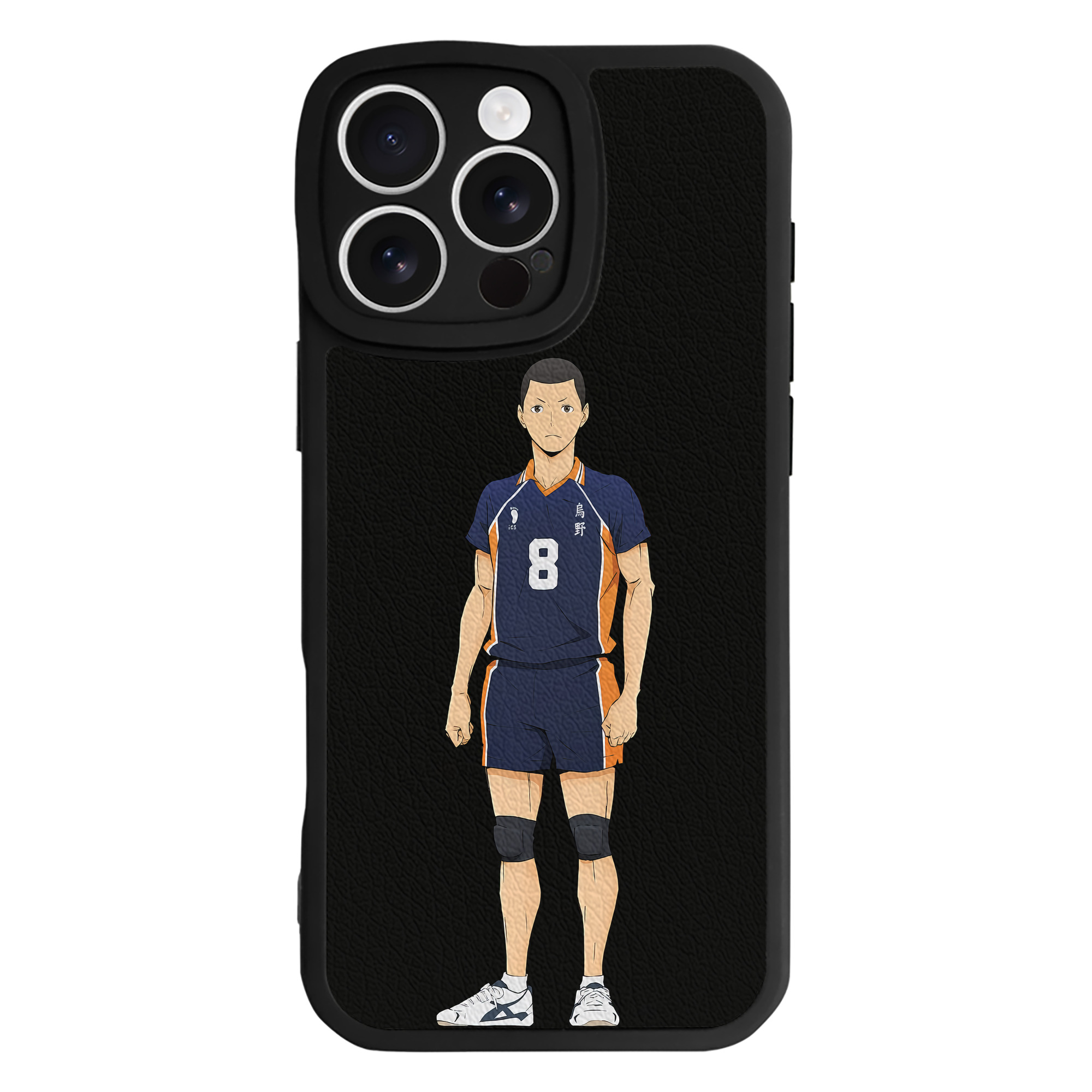 （画像用） ハイキュー!! Haikyu!! 【iPhone 16シリーズ対応】シリコンスマホケース（レザー調） 材質：シリコン